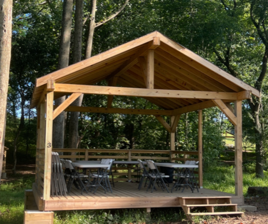Small Wooded Pavilions – $75/hour